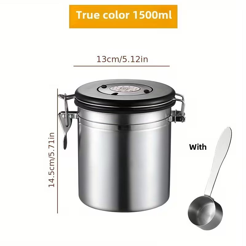 Pote de Café Inox Cafetto® – Frescor e Proteção Total