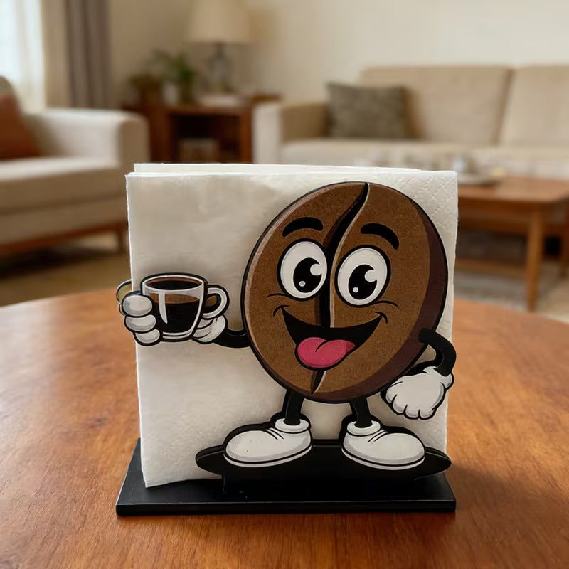 Suporte de Guardanapos Cafetto® – Organização e Charme Decorativo