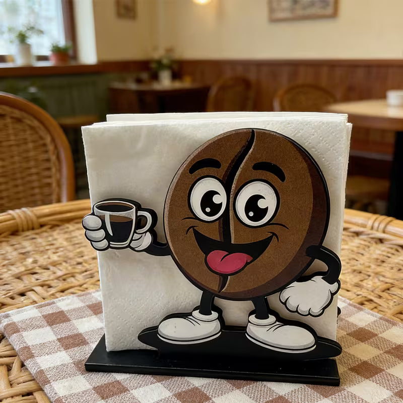 Suporte de Guardanapos Cafetto® – Organização e Charme Decorativo