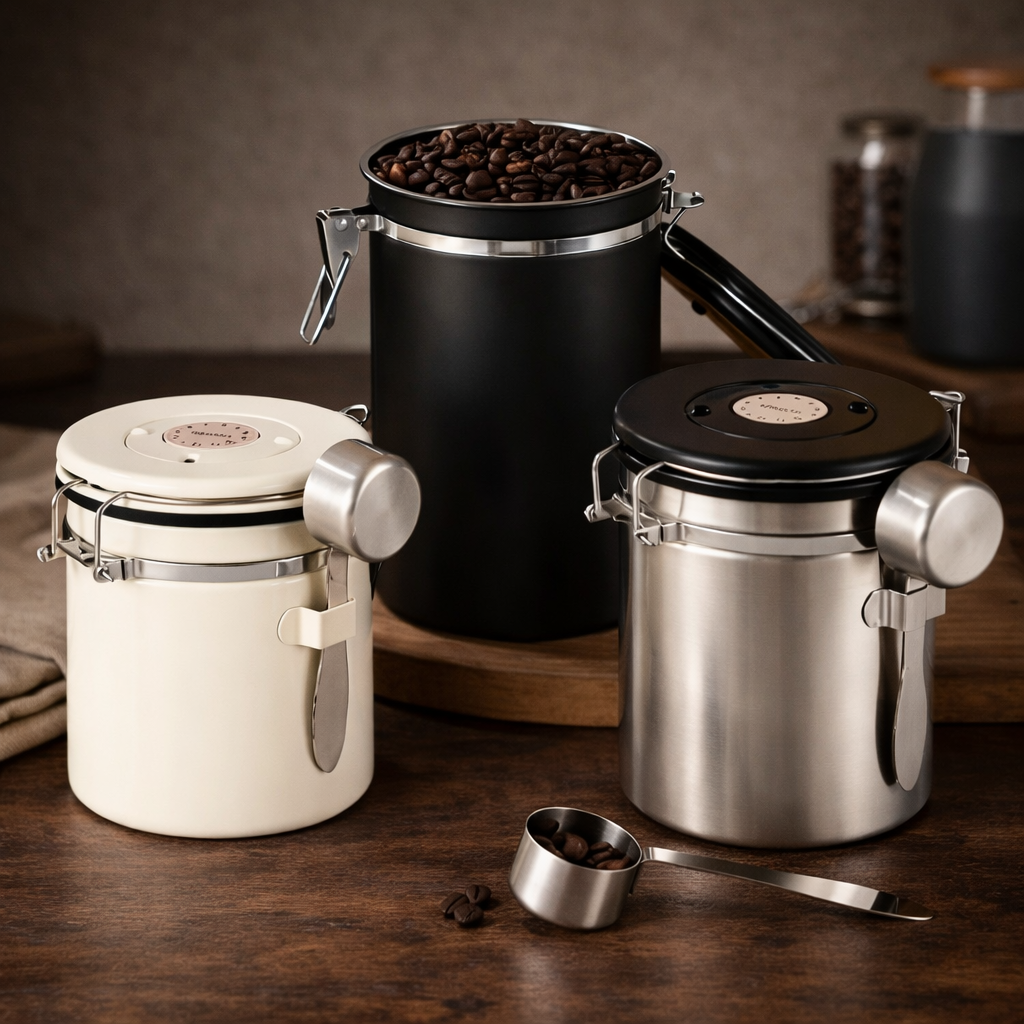 Pote de Café Inox Cafetto® – Frescor e Proteção Total