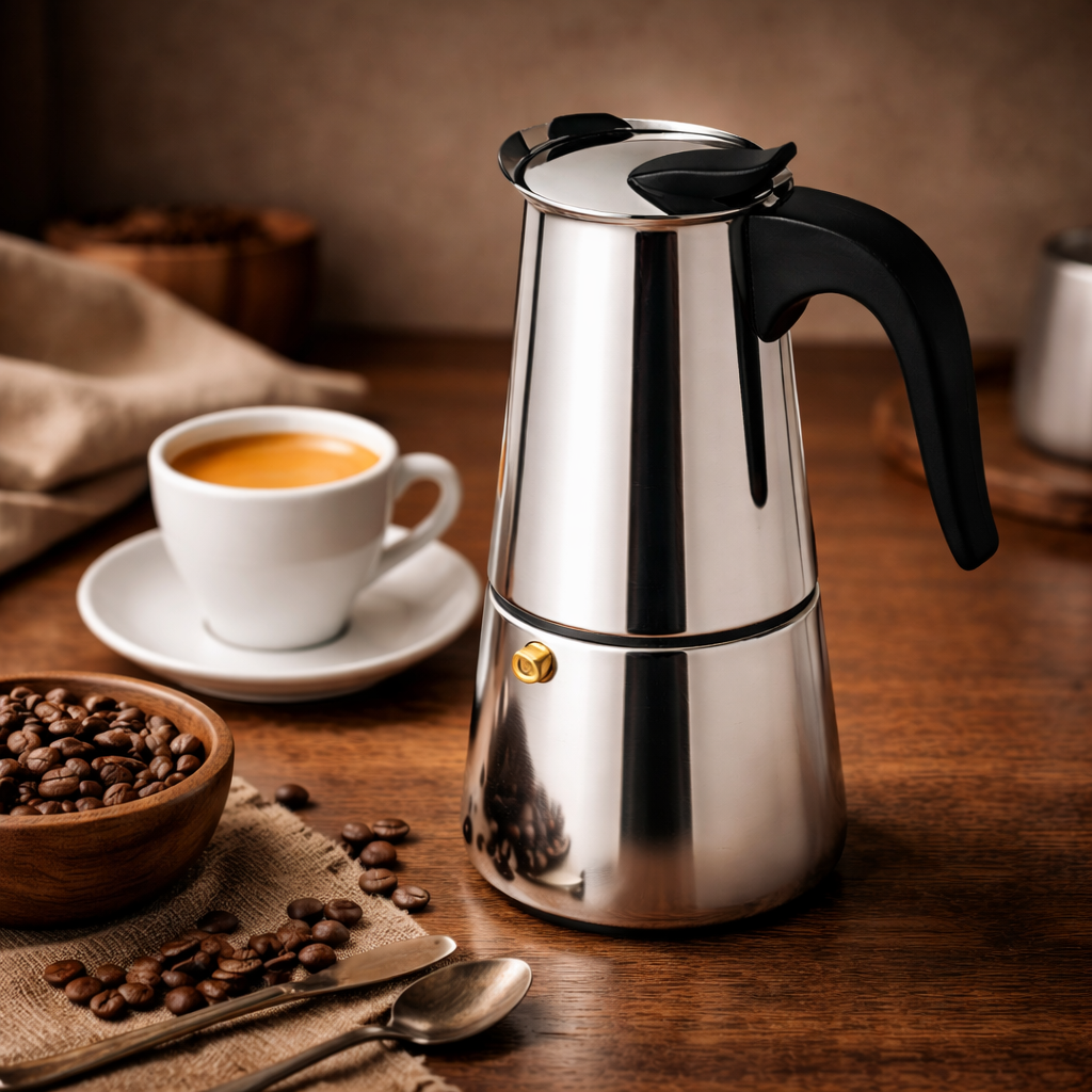 Cafeteira Inox 12 Xícaras Cafetto® – Sabor e Durabilidade