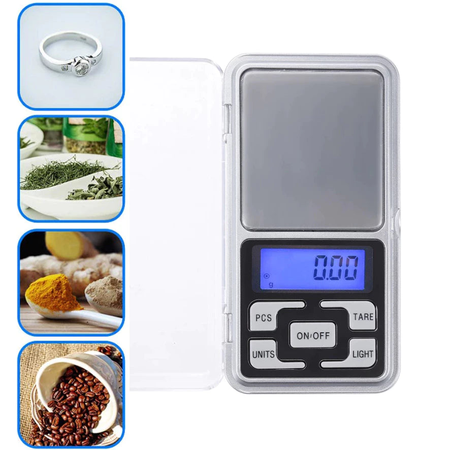 Mini Balança Digital Cafetto® – Precisão e Controle Total