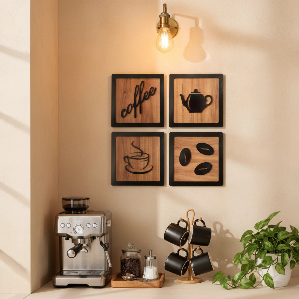 Kit Quadros 3D Cafetto® – Decoração e Personalidade no Café