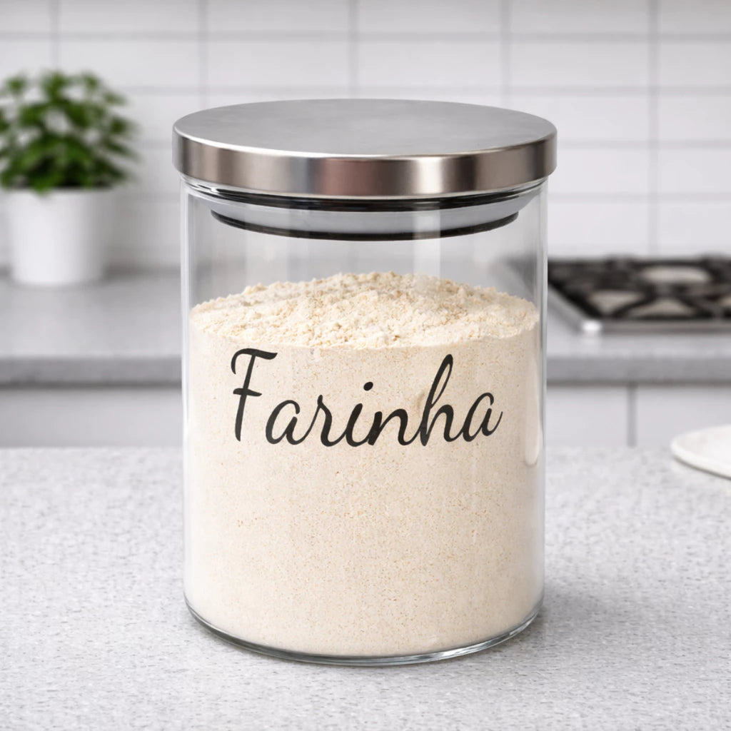 Pote Hermético Cafetto® – Frescor e Organização Duradoura
