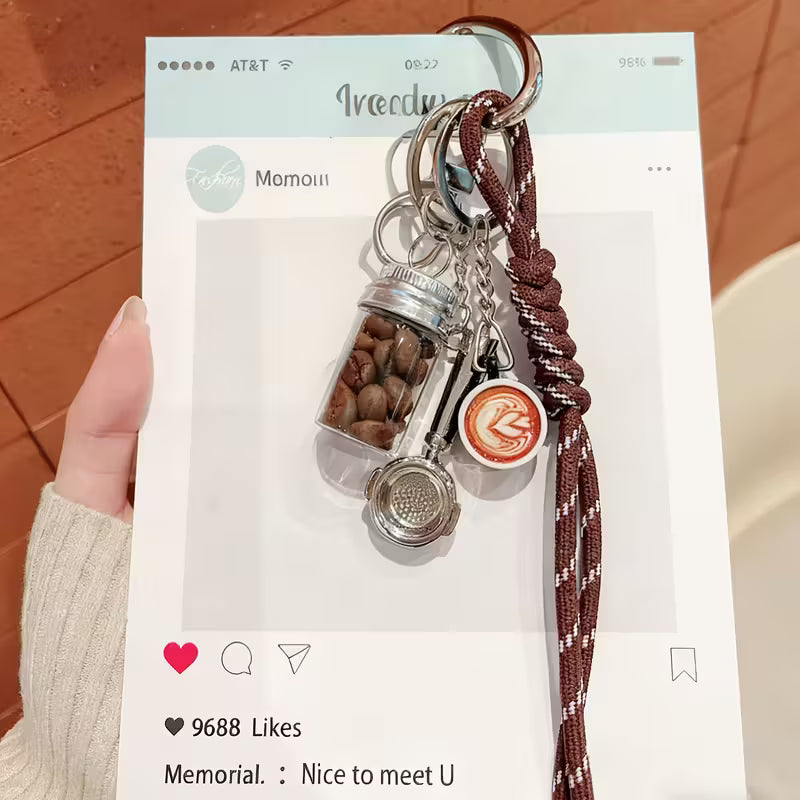 Chaveiro Trançado Cafetto® – Estilo e Presente Versátil