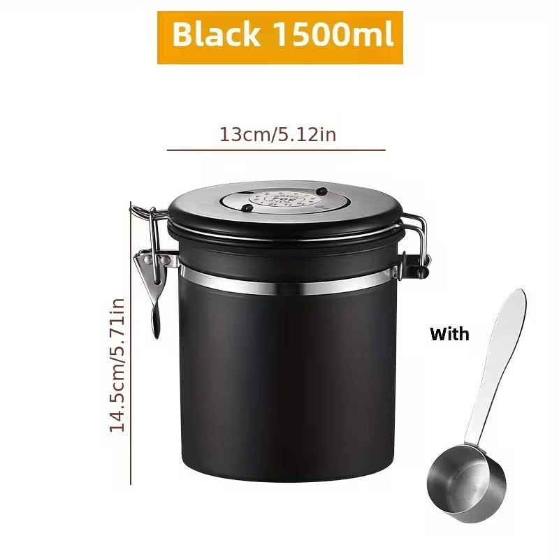 Pote de Café Inox Cafetto® – Frescor e Proteção Total