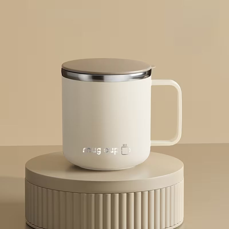Caneca Térmica Inox com Tampa Cafetto – Copo Portátil Antiderrapante p/ Café e Chá