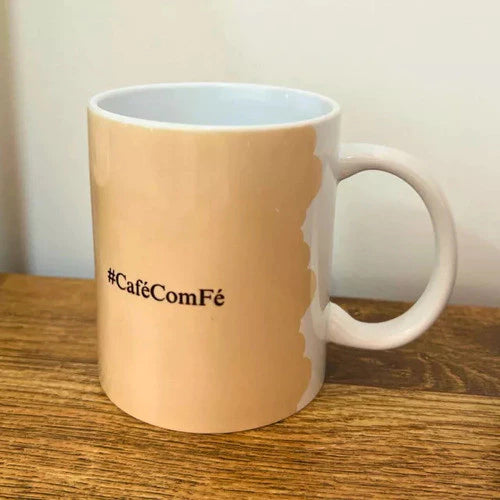 Caneca Café com Fé com QR Code | Versículos Bíblicos Diários – Cafetto