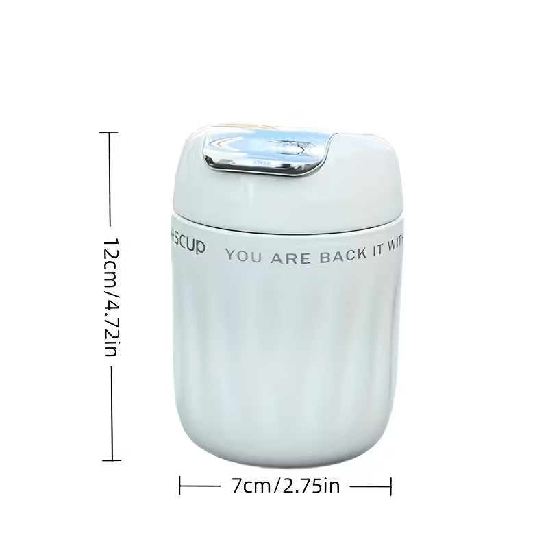 Mini Caneca Térmica 220ml com Infusor Cafetto – Inox a Vácuo Antivazamento p/ Café e Chá