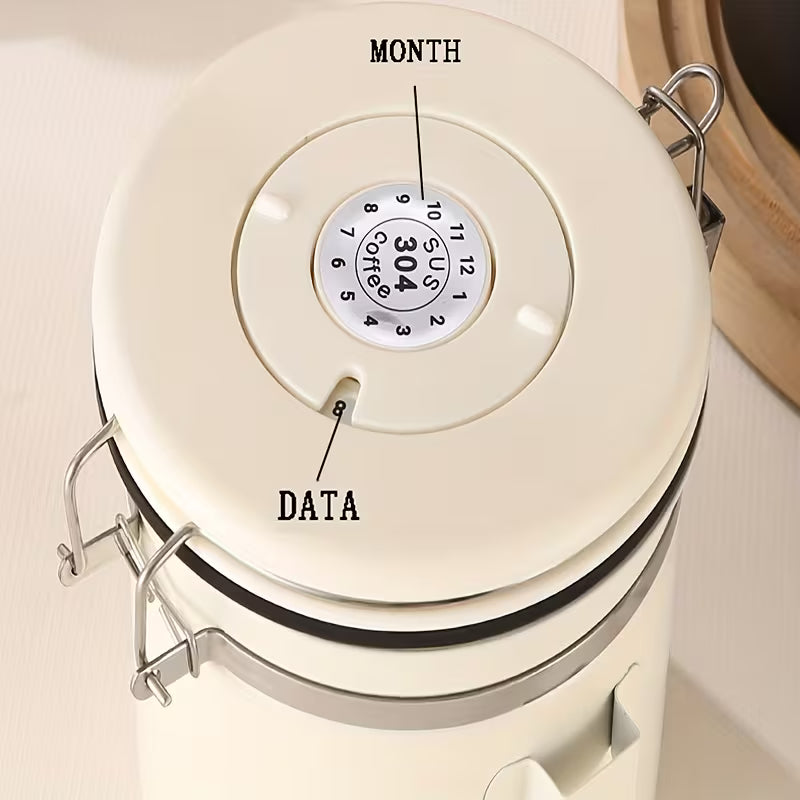 Pote de Café Inox Cafetto® – Frescor e Proteção Total