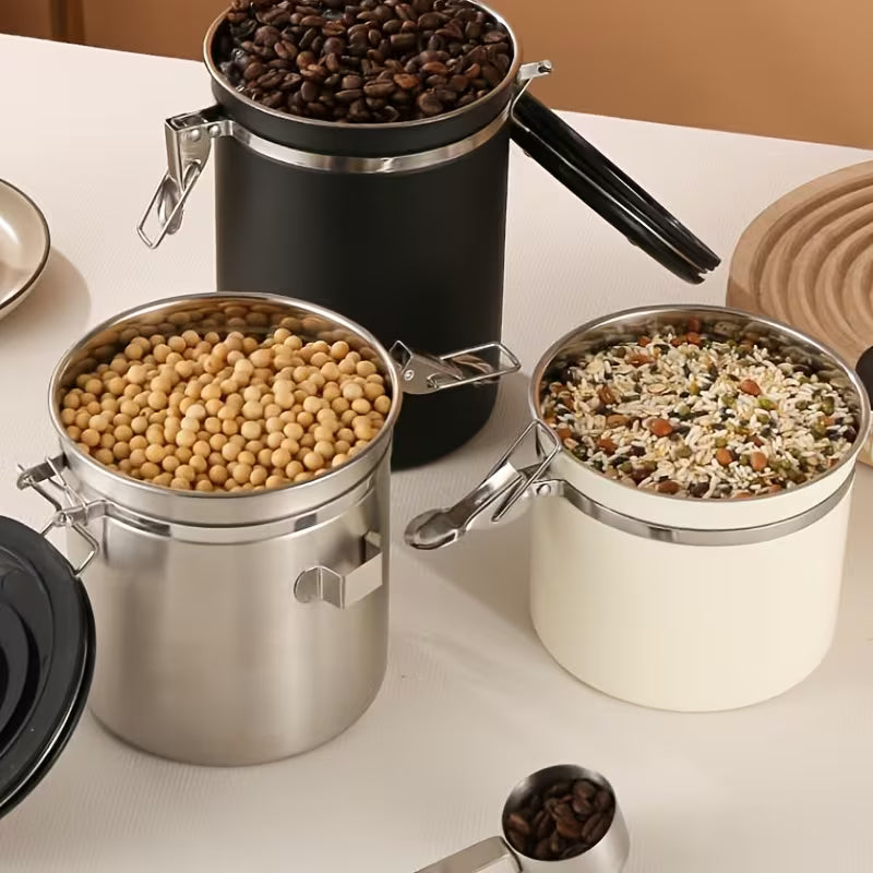 Pote de Café Inox Cafetto® – Frescor e Proteção Total