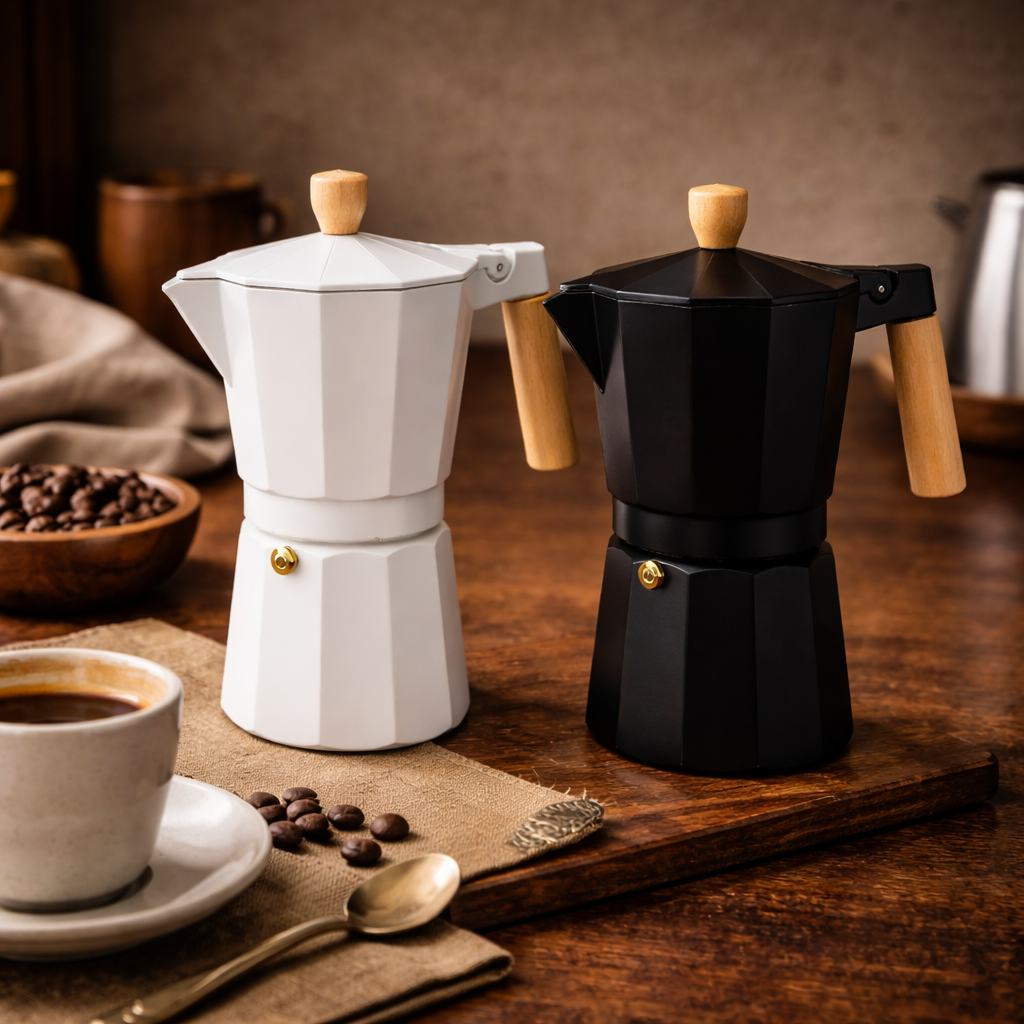 Cafeteira Italiana Milão Cafetto® – Sabor Intenso e Praticidade