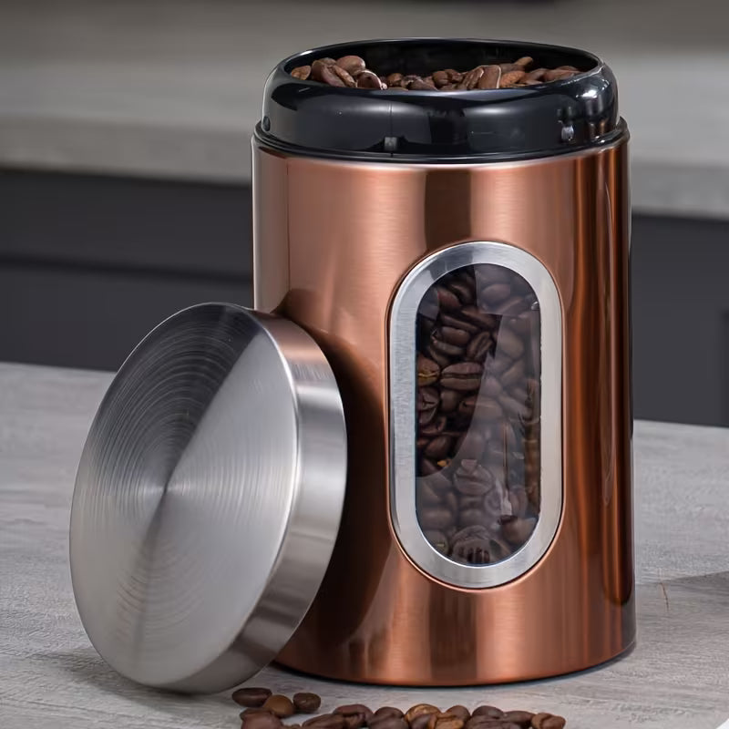 Recipiente Selado Cafetto® – Organização e Frescor Visível