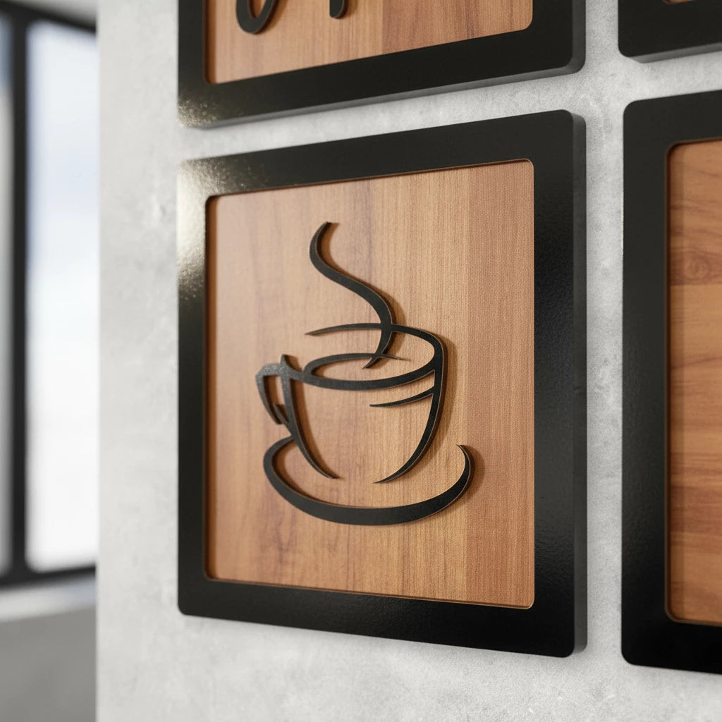 Kit Quadros 3D Cafetto® – Decoração e Personalidade no Café