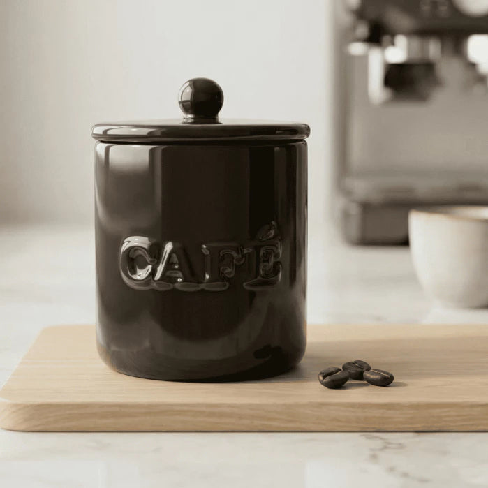 Pote de Cerâmica Cafetto® – Charme e Organização Elegante
