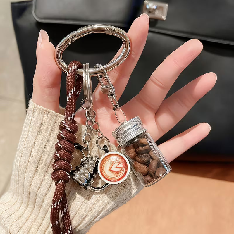 Chaveiro Trançado Cafetto® – Estilo e Presente Versátil