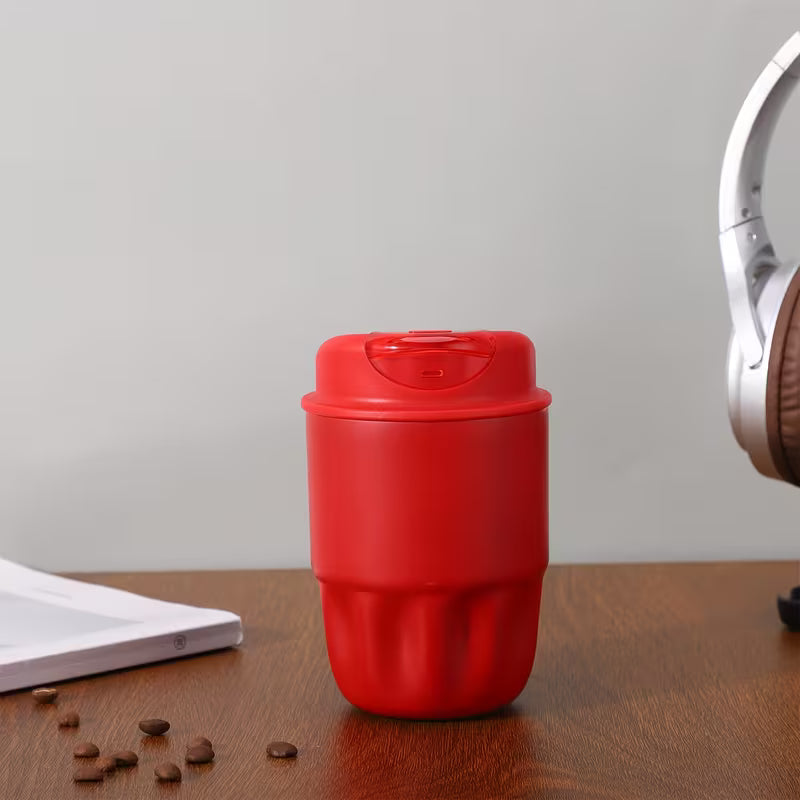 Mini Caneca Térmica Inox 316 Cafetto – Copo Portátil Premium p/ Café, Chá e Carro