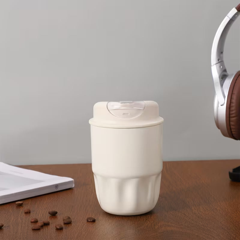 Mini Caneca Térmica Inox 316 Cafetto – Copo Portátil Premium p/ Café, Chá e Carro