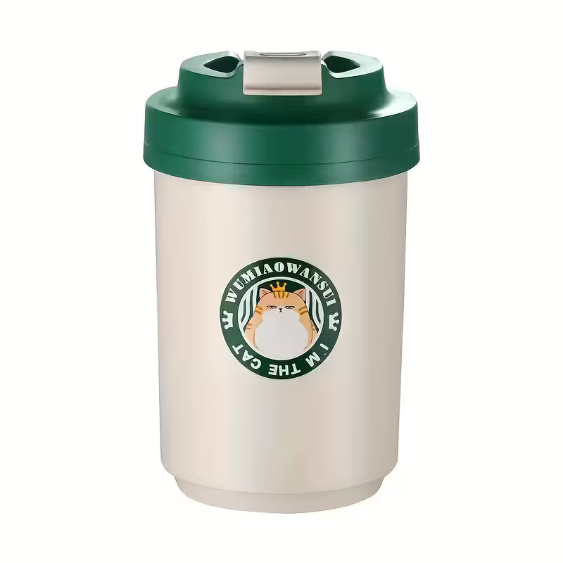 Caneca Térmica Inox 480ml Cafetto – Copo a Vácuo c/ Tampa p/ Café, Chá e Escritório