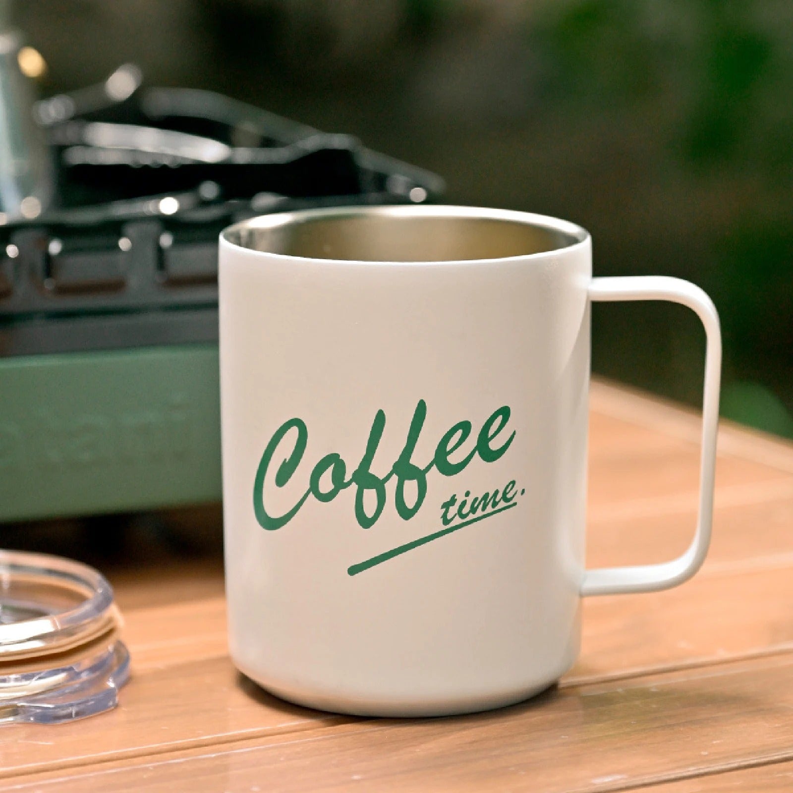Caneca de Madeira Artesanal 400ml | Estilo Rústico Premium Cafetto