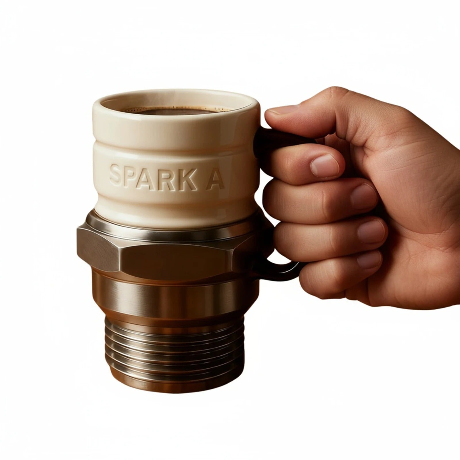 Caneca Automotiva Vela de Ignição Premium | Design Industrial Exclusivo – Cafetto
