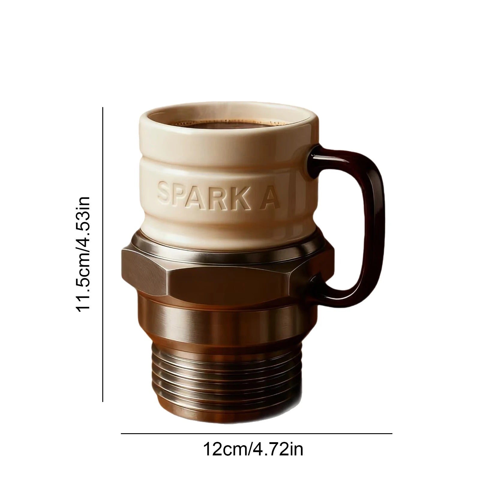 Caneca Automotiva Vela de Ignição Premium | Design Industrial Exclusivo – Cafetto